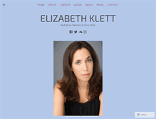 Tablet Screenshot of elizabethklettaudio.com